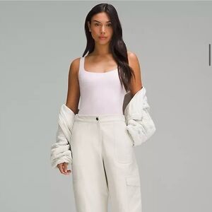 Wundermost Ultra-Soft Nulu Square-Neck Sleeveless Bodysuit - Meadowsweet Pink